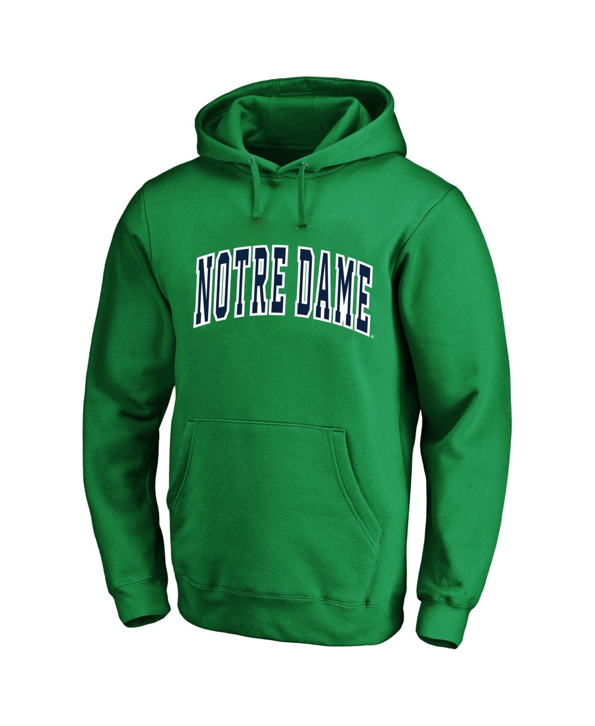 Champion Men's Green Notre Dame Fighting Irish Arch Over Tackle Twill Hoodie - Green