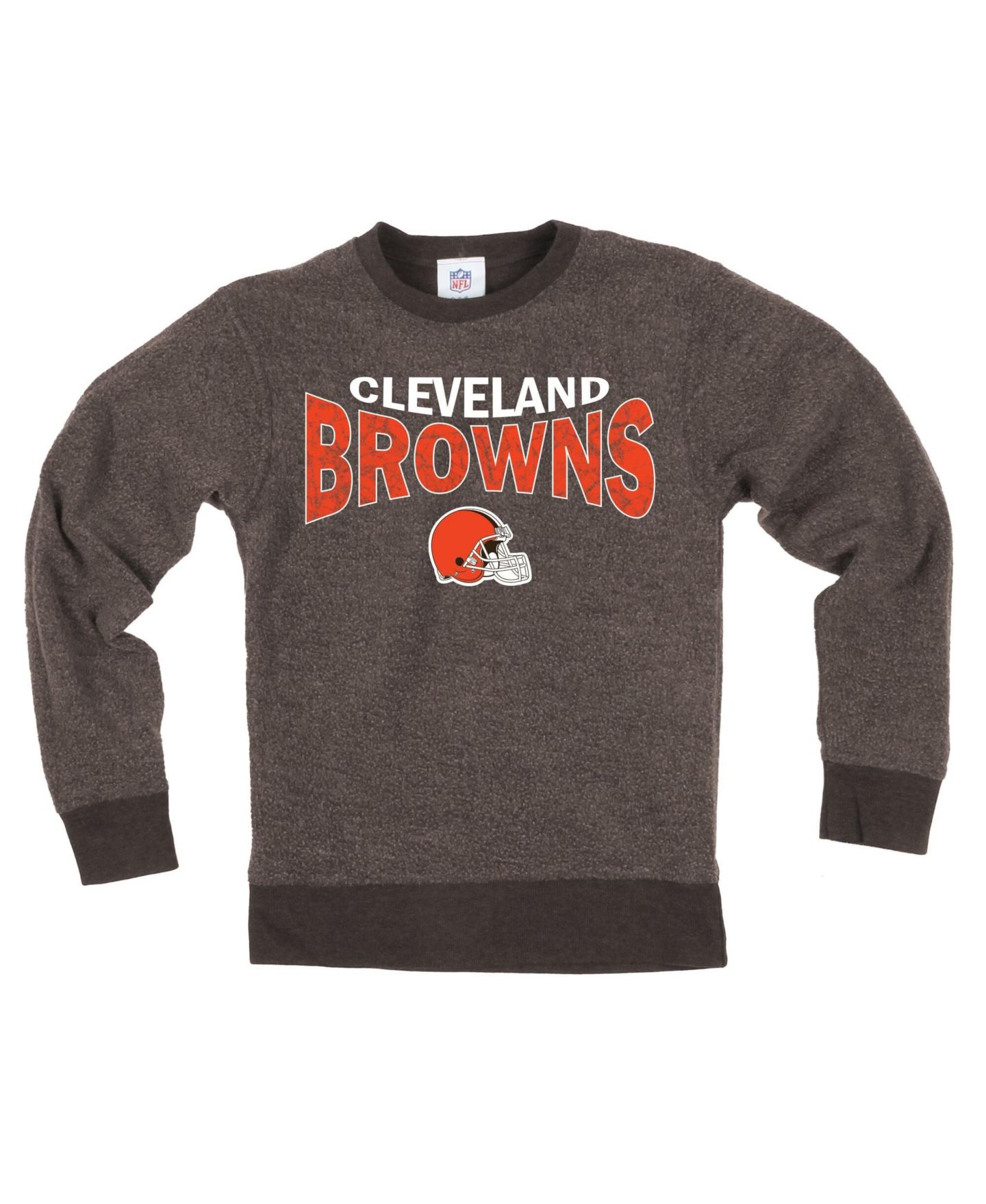 Детская толстовка Wes & Willy Brown Cleveland Browns Reversible Fleece — фото 2