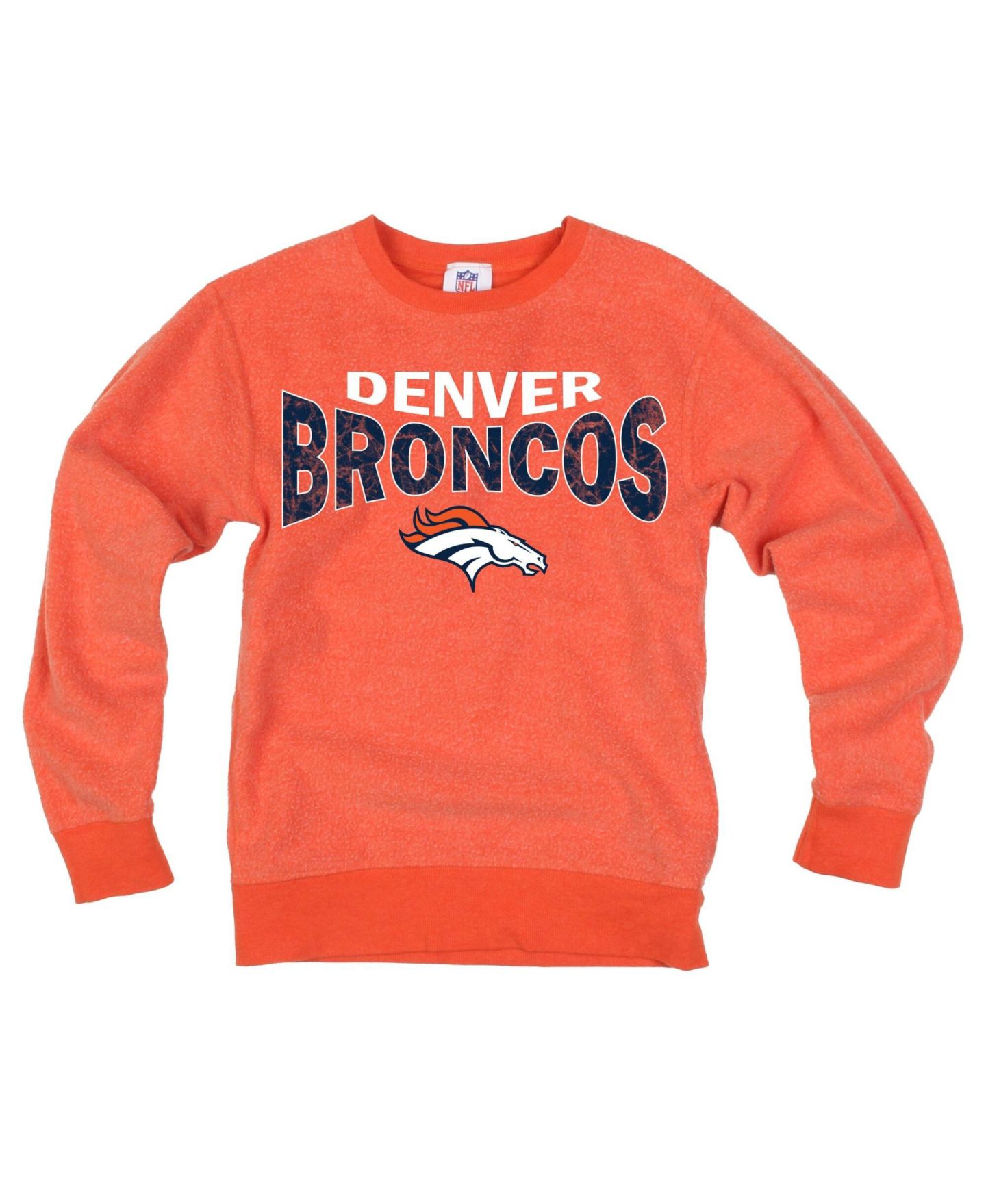Детская толстовка Wes & Willy Orange Denver Broncos Reversible Fleece — фото 2