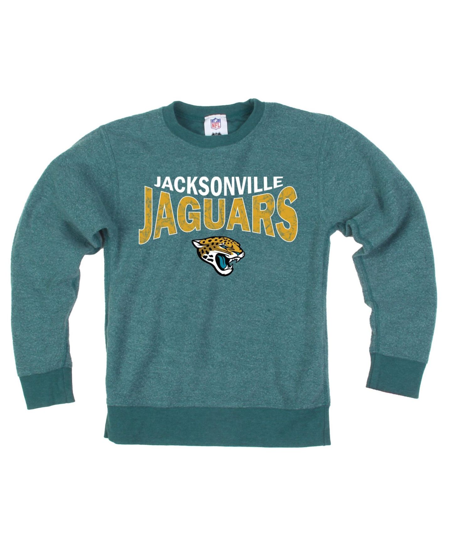 Детская толстовка Wes & Willy Teal Jacksonville Jaguars Reversible Fleece — фото 2