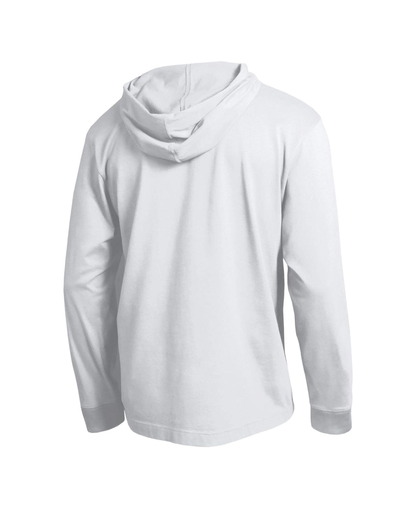 Мужская футболка Champion White Louisville Cardinals Operation Hat Trick Sleeve Line Hooded Long-Sleeve — фото 3