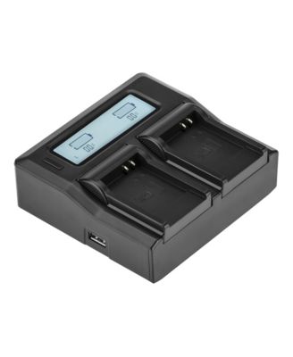 Dual Smart Charger LCD Screen Battery Charger for Canon NB-8L