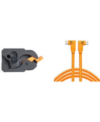 TetherGuard LeverLock Plate and 15' USB-C Dual RA Cable
