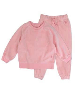 Boys' and Girls' 2T-5T Cooper II Velour Crewneck Jogger Top and Sweatpants, 2-Piece Set