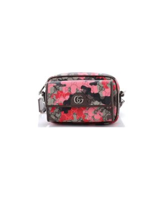 Mini GG Front Pocket Crossbody Bag GG Camouflage Coated Canvas