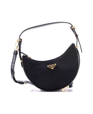 Small Arque Half Moon Hobo Tessuto