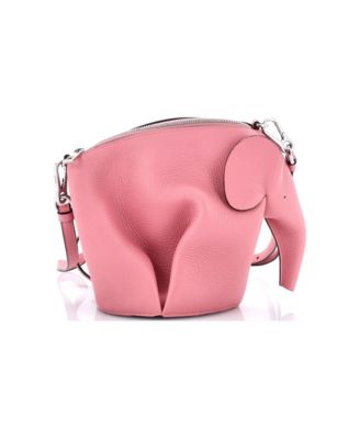 Mini Elephant Crossbody Bag Leather