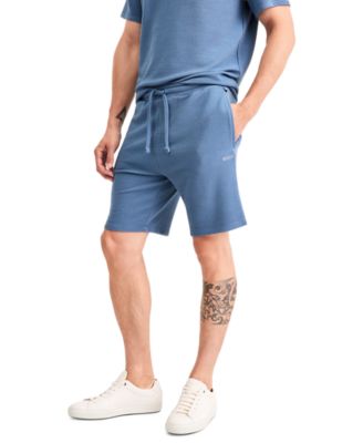 Men's Ribbed Drawstring Shorts, 8" Inseam