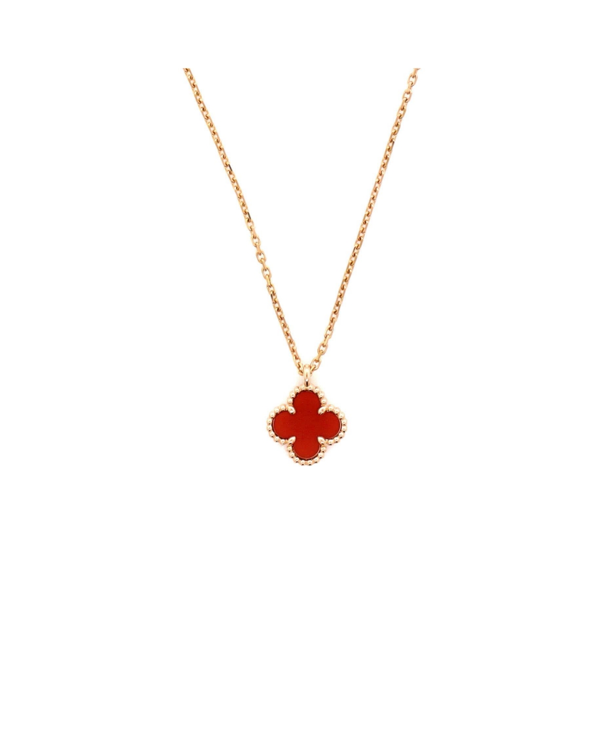 Pre-Owned Van Cleef & Arpels Sweet Alhambra Pendant Necklace - 18k rose gold