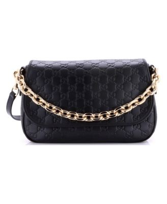 Medium Emblem Arabella Shoulder Bag Guccissima Leather