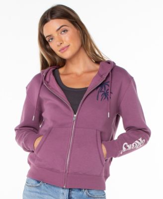Women's Sweet Rhythm Full-Zip Long-Sleeve Kangaroo-Pocket Hoodie