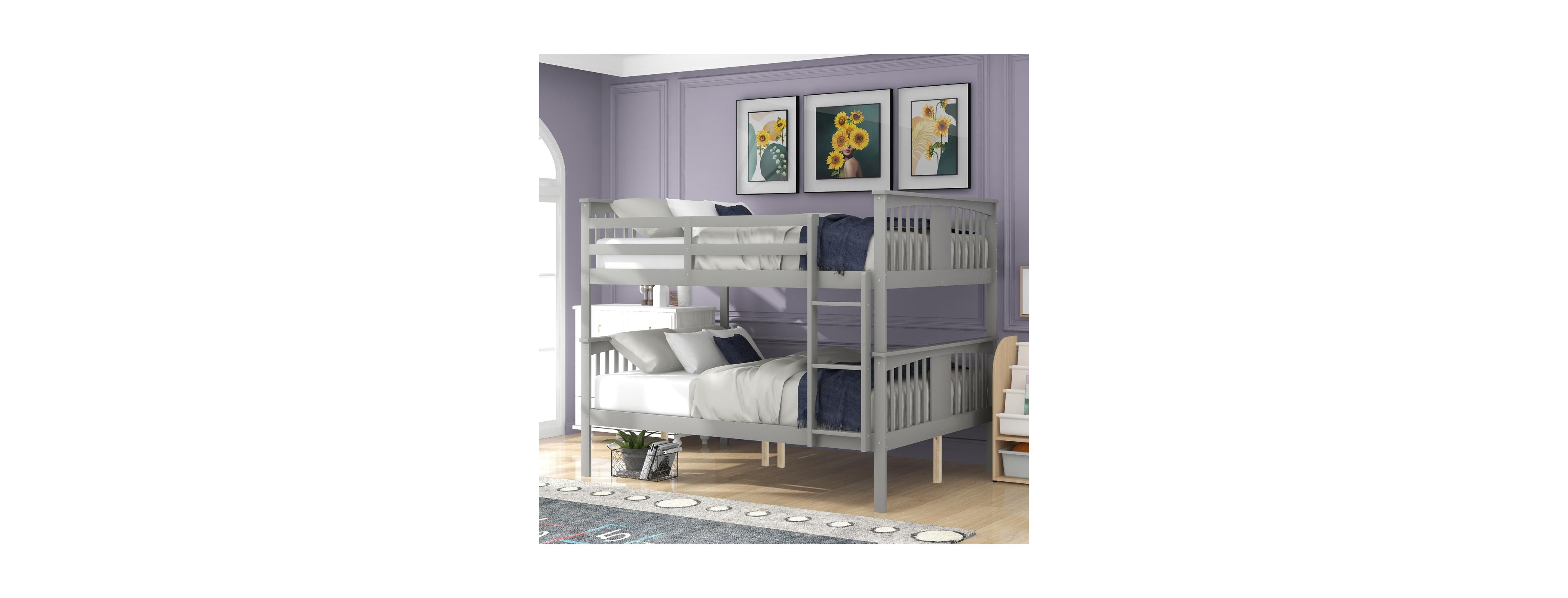 Streamdale Furniture Full over Full Bunk Bed with Ladder