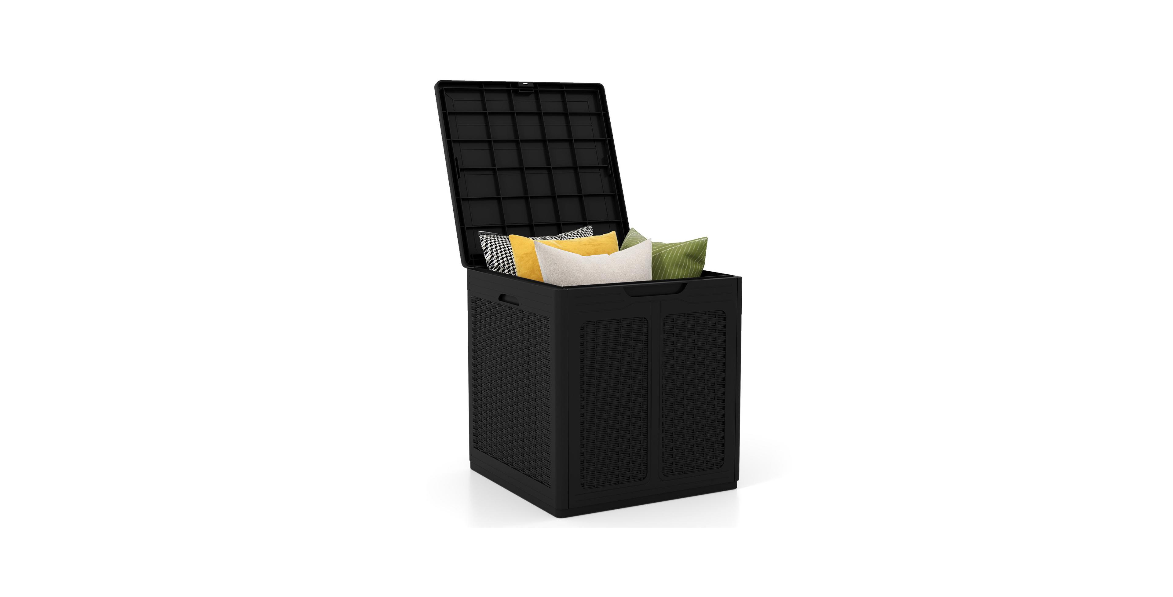 Mecale 39 Gallon Outdoor Deck Box with Lockable Lid and 180 lb Capacity