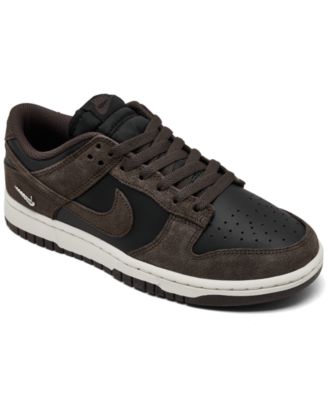 Women's Dunk Low Mini Swoosh Casual Sneakers from Finish Line