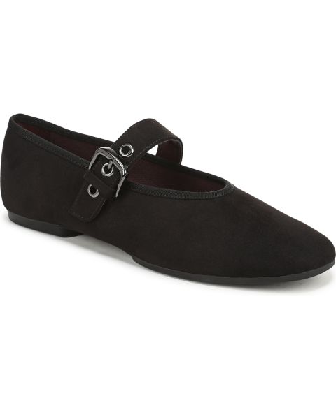 Женские балетки Franco Sarto Tadella Round Toe Mary Jane, цвет: Чёрный