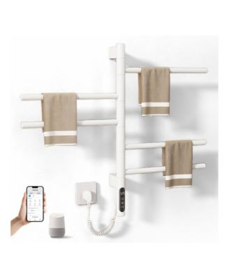 Dry-Wet Separation Electric Towel Warmer Rack,APP and Voice Control