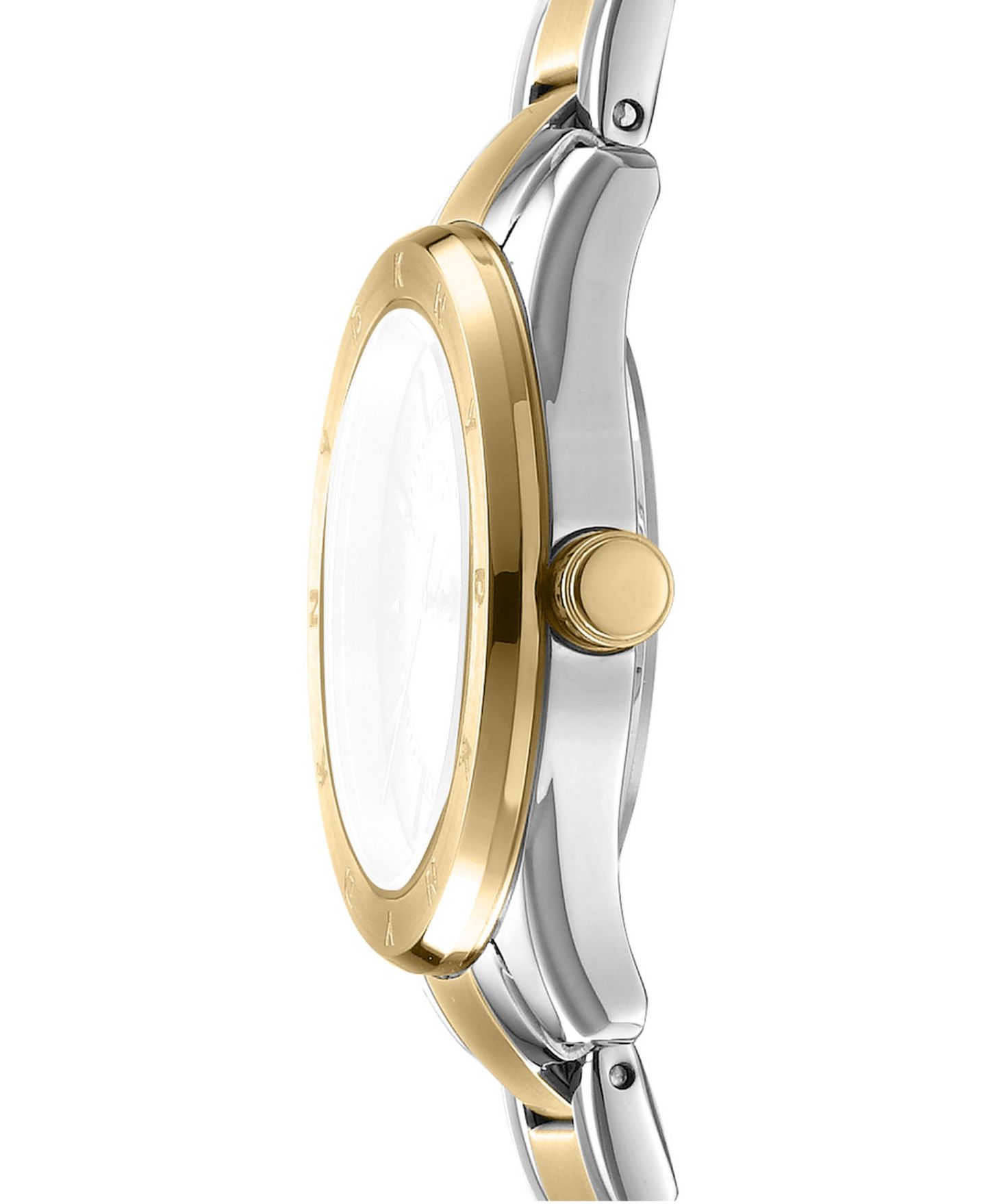 Женские часы DKNY Quartz Two Tone Stainless Steel Bracelet Watch, 30mm, цвет: Двухцветный — фото 3