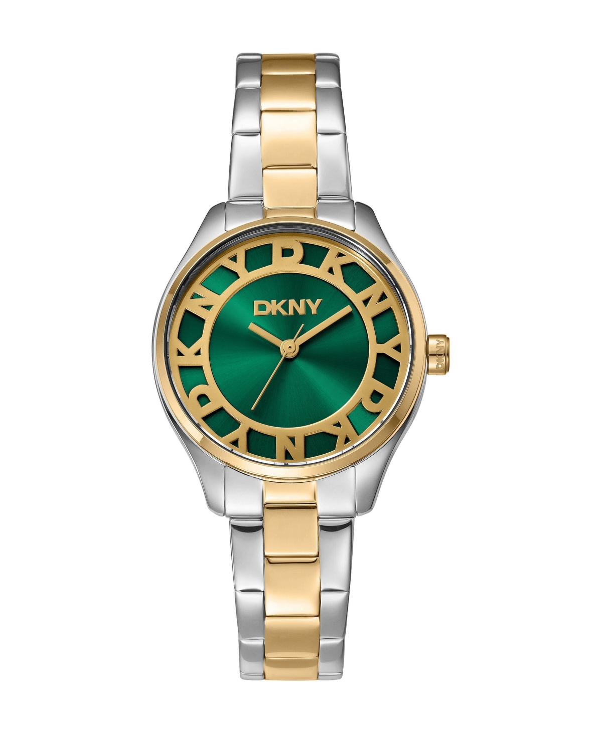Dkny Women's Quartz Two Tone Stainless Steel Bracelet Watch - Two tone