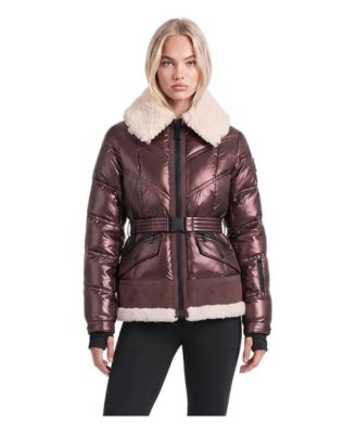 Women's Gastein Insulated Faux Shearling Collar Jacket