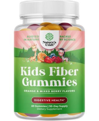 Prebiotic Fiber Gummies for Kids with Chicory Root Fiber - 4g Per Serving - 60 Count
