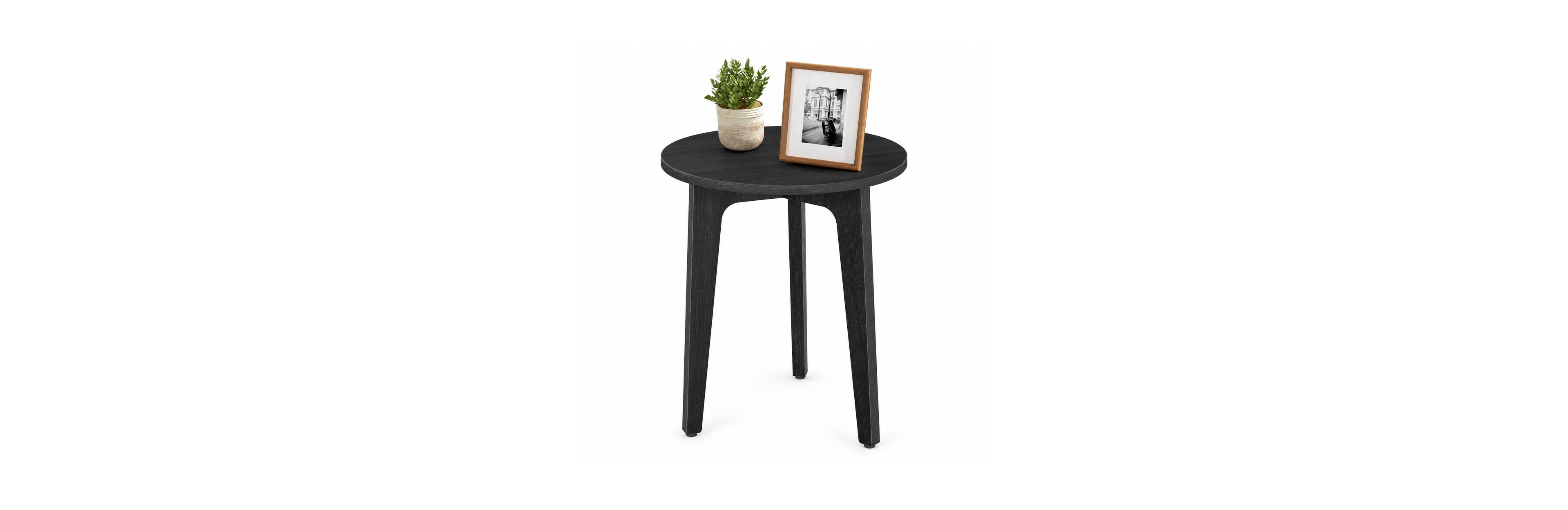 Mecale 15.7 in Small Round End Table with 44 lb Top