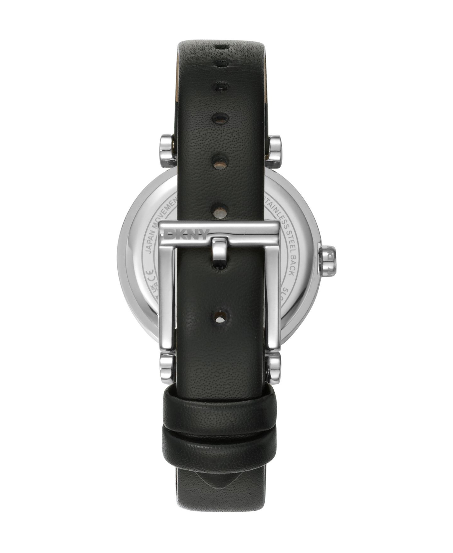 Женские часы DKNY Quartz Black Stainless Steel Bracelet Watch, цвет: Серебряный — фото 2