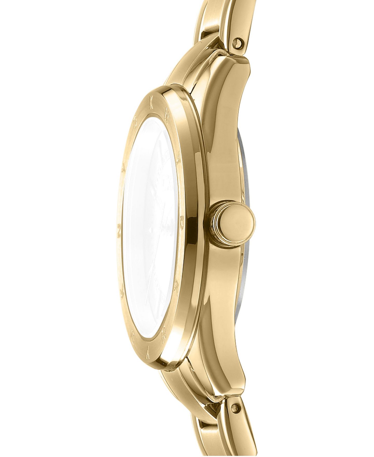 Женские часы DKNY Quartz Gold Stainless Steel Bracelet Watch, 30mm, цвет: Золотой — фото 3