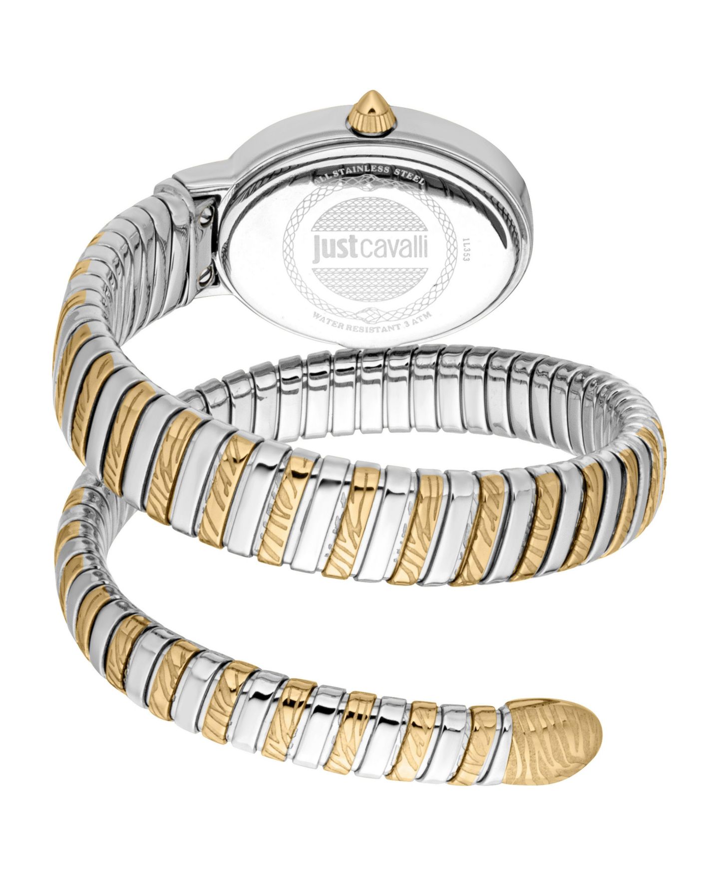 Женские часы Just Cavalli Quartz Two Tone Stainless Steel Bracelet Watch, цвет: Двухцветный — фото 2