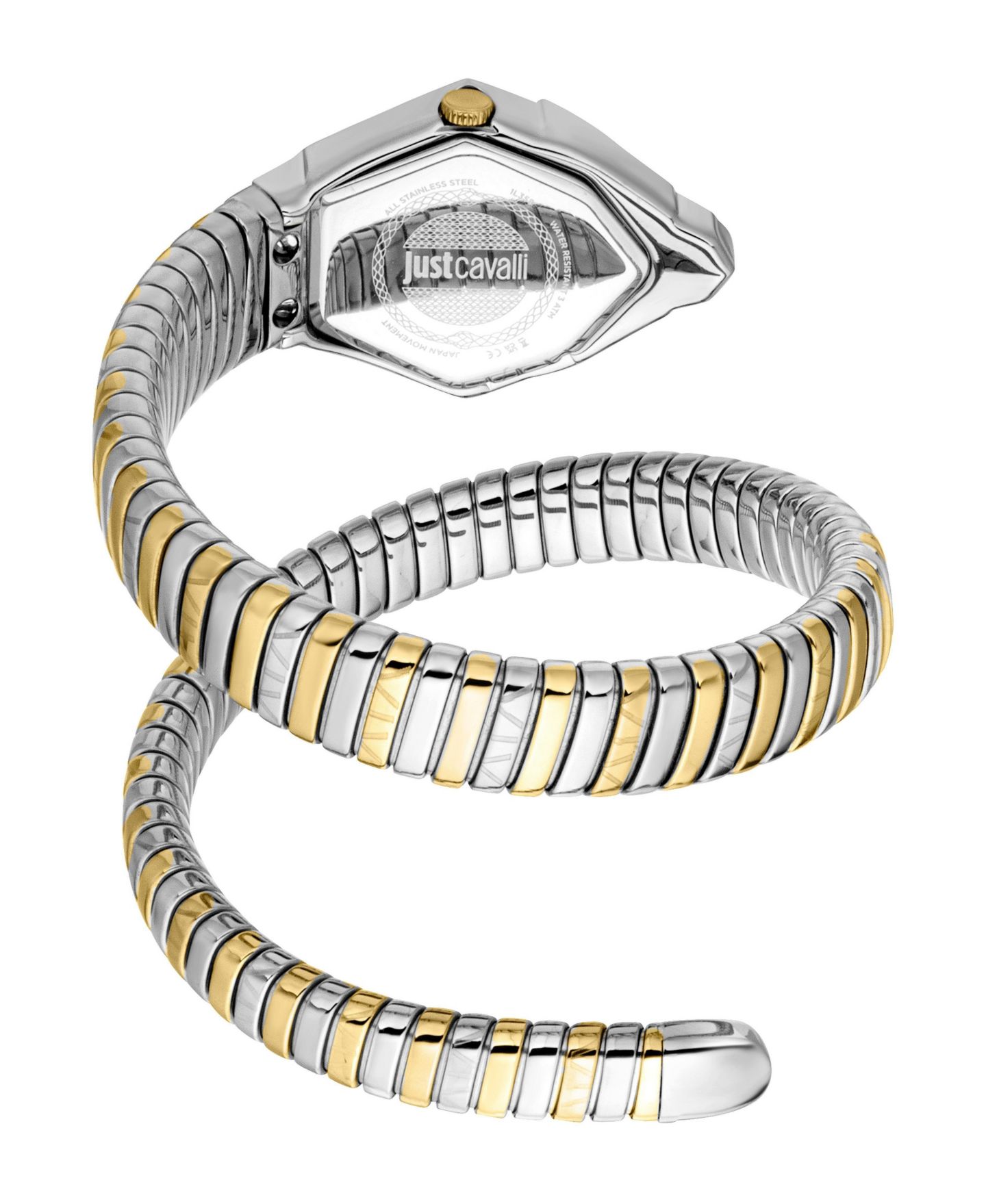 Женские часы Just Cavalli Quartz Two Tone Stainless Steel Bracelet Watch, цвет: Двухцветный — фото 2