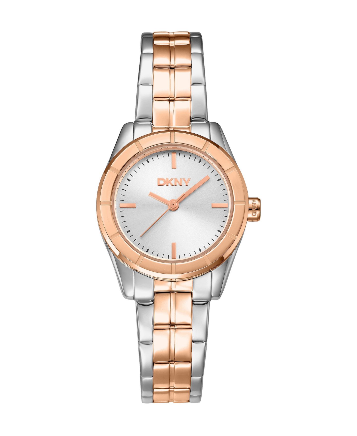 Женские часы DKNY Quartz Two-Tone Stainless Steel Bracelet Watch, 28 mm, цвет: Двухцветный — фото 1