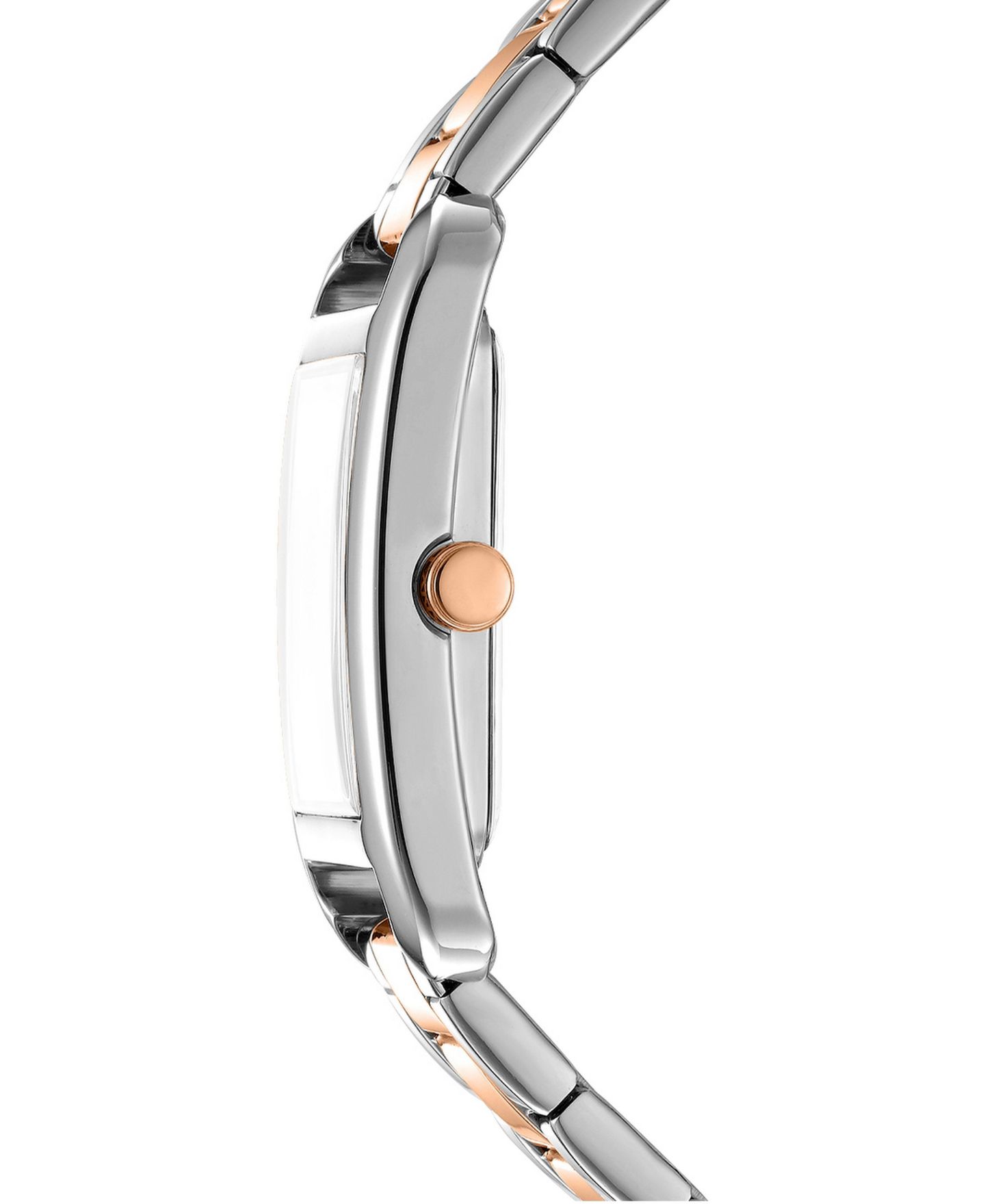 Женские часы DKNY Quartz Water-Resistant Two-Tone Stainless Steel Bracelet Watch, 22mm, цвет: Двухцветный — фото 2