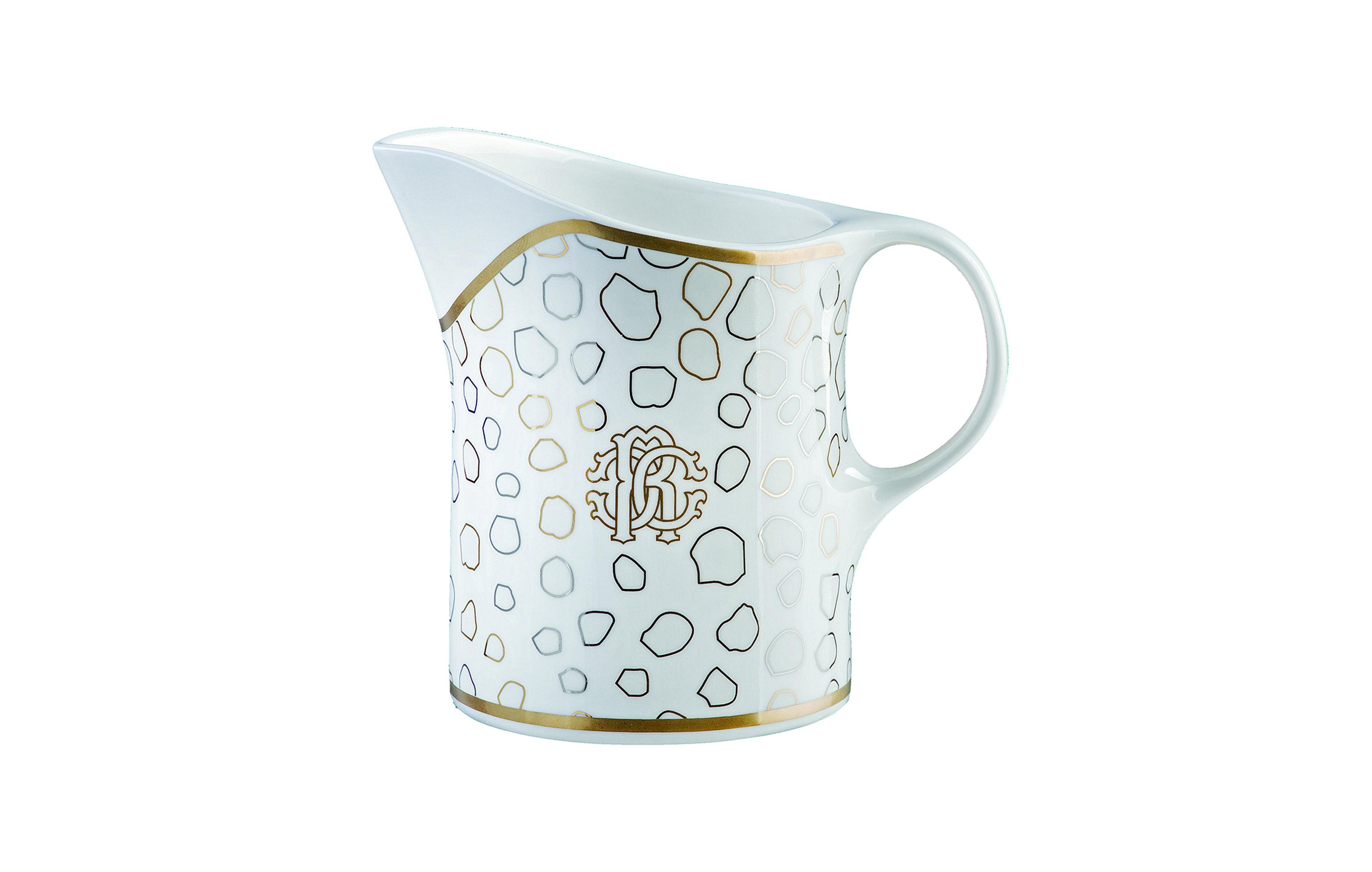 Roberto Cavalli Giraffa Giraffe-Inspired Fine Bone China 0.9 oz Creamer