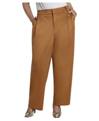 Women's Faux Suede Wide-Leg Pant