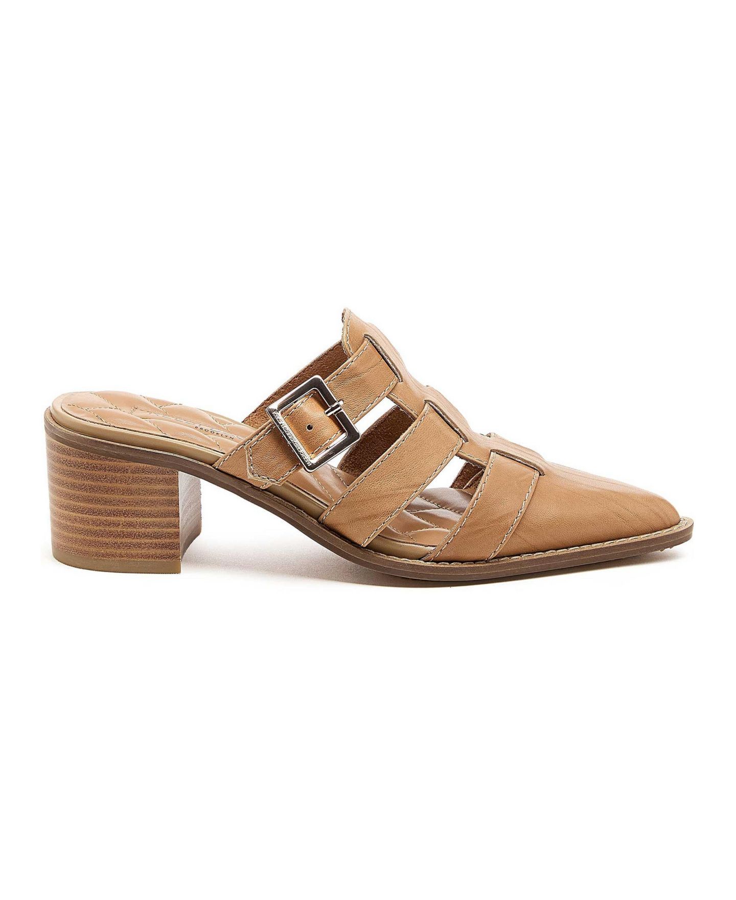 Женские сабо Kelsi Dagger BK Mitchie Pointed-Toe Block-Heel, цвет: Овсяный — фото 2