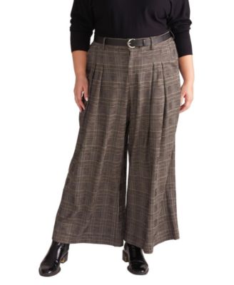 Plus Size Palais Wide Leg Ponte Pants