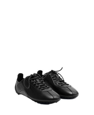Women's Selection Leather Round-Toe Dad Sneakers