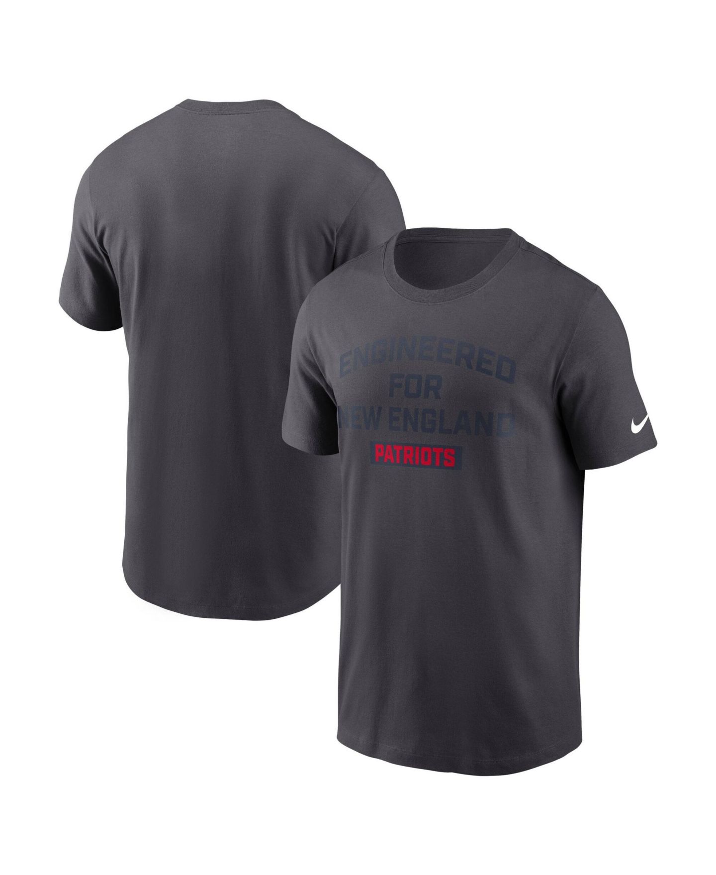 Мужская футболка Nike Anthracite New England Patriots Team City Essential — фото 1