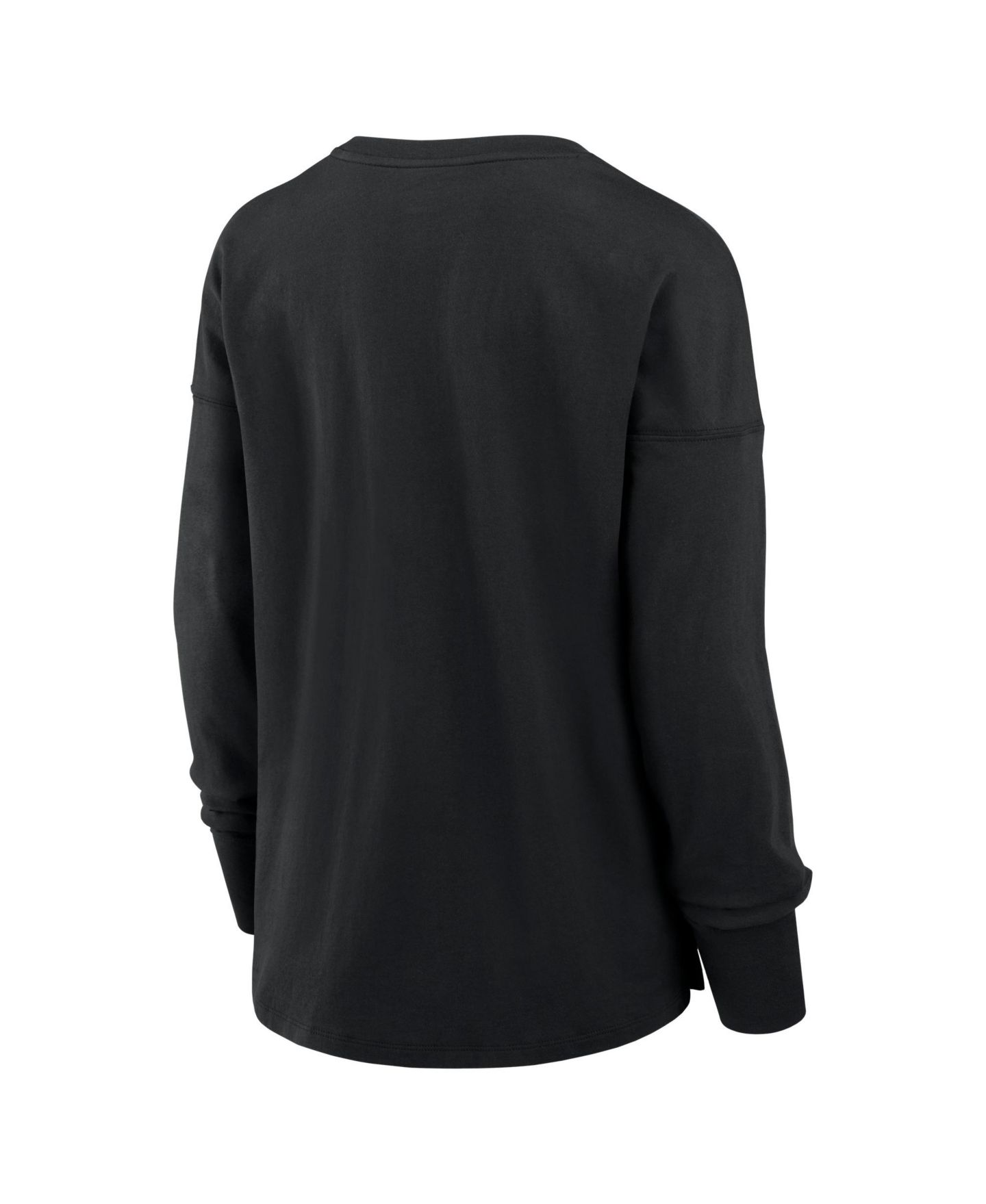 Женская футболка Fanatics Black Cincinnati Bengals Relaxed Hip Essential Long-Sleeve — фото 3