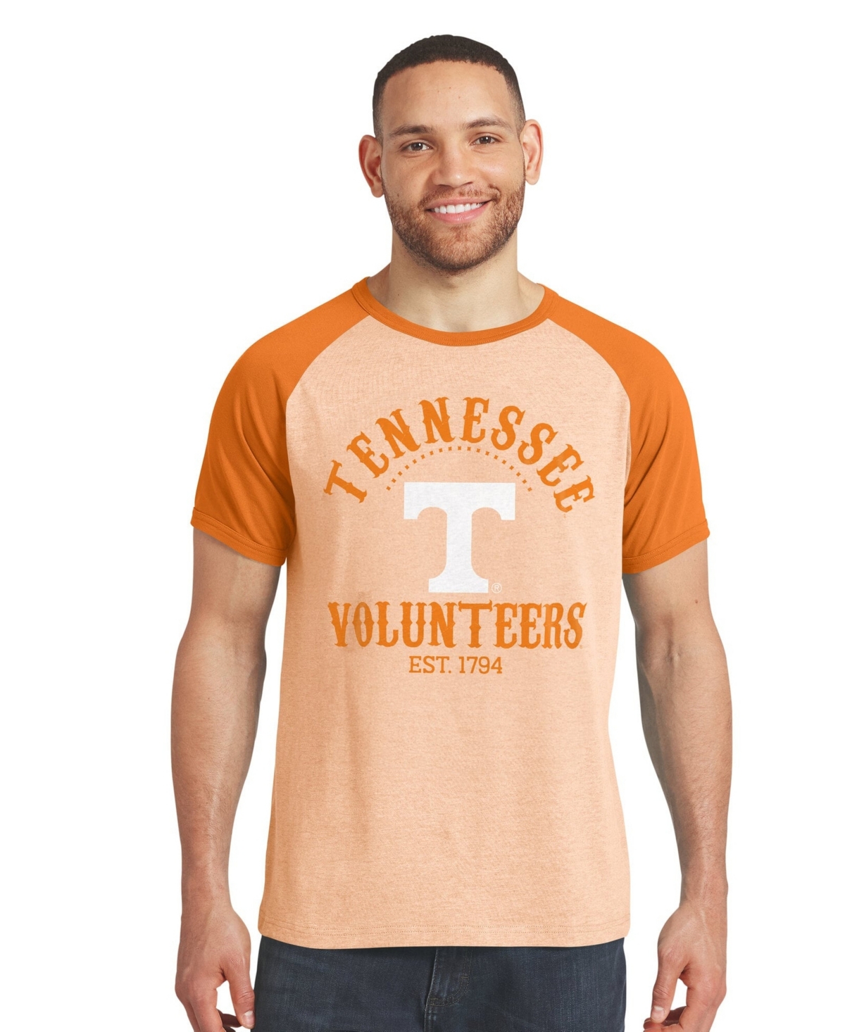 Darius Rucker Collection By Fanatics Men's Tennessee Orange Tennessee Volunteers Raglan T-Shirt - Tennessee Orange