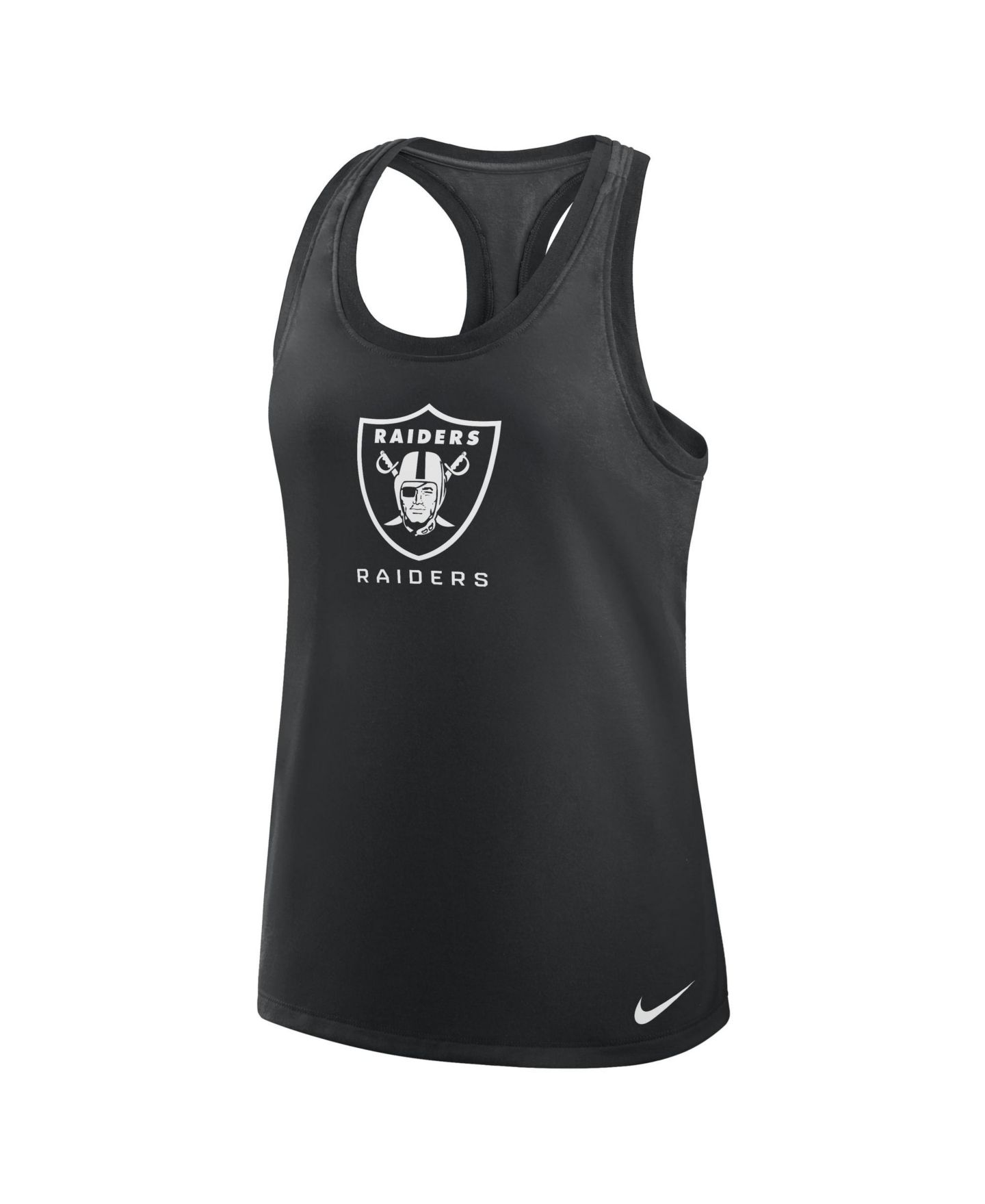 Женский топ Nike Black Las Vegas Raiders Hurry Up Tri-Blend Dri-FIT — фото 4