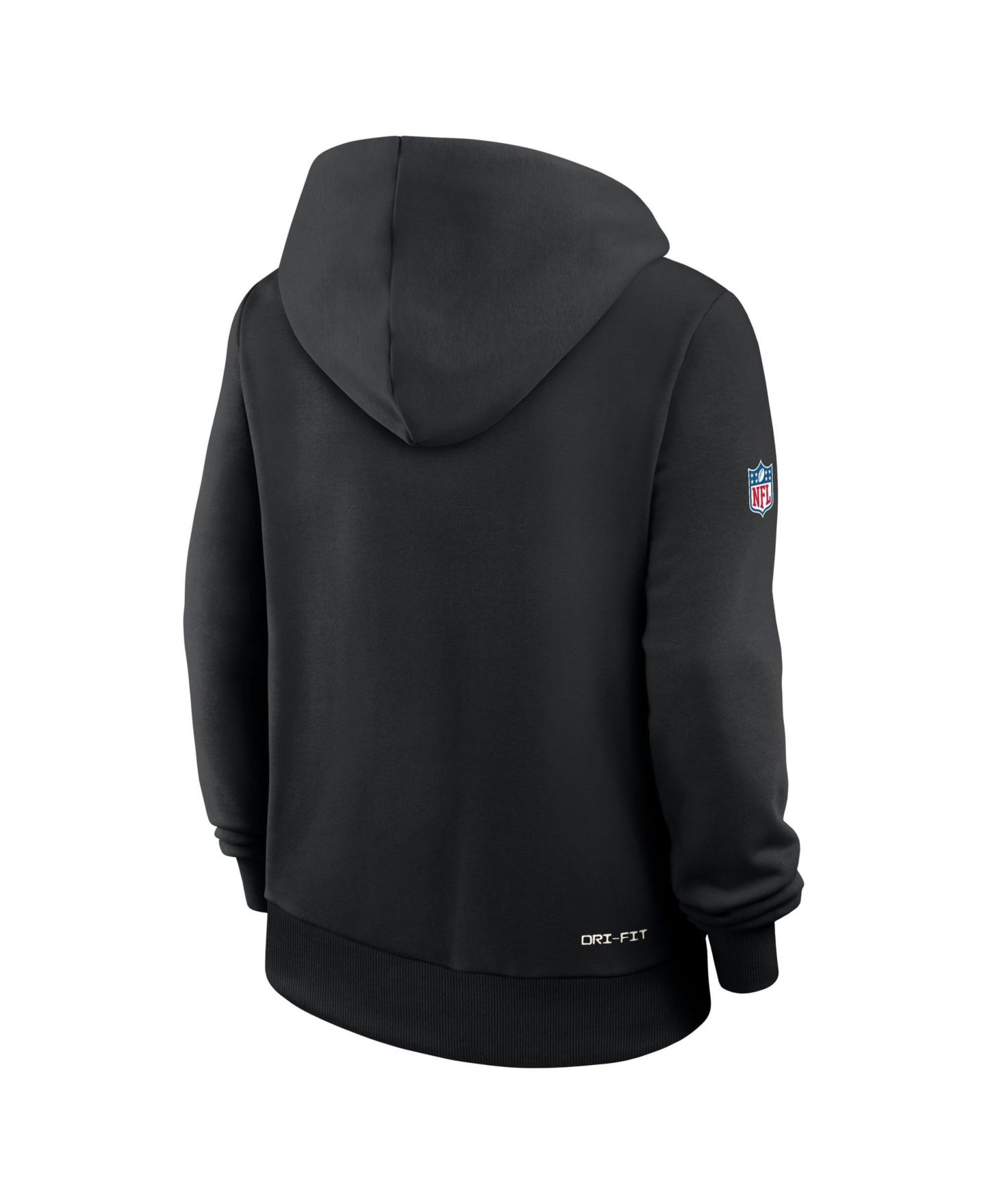 Женское худи Nike Black Dallas Cowboys 2026 NFL Crucial Catch Sideline Standard Issue Dri-FIT Pullover — фото 3