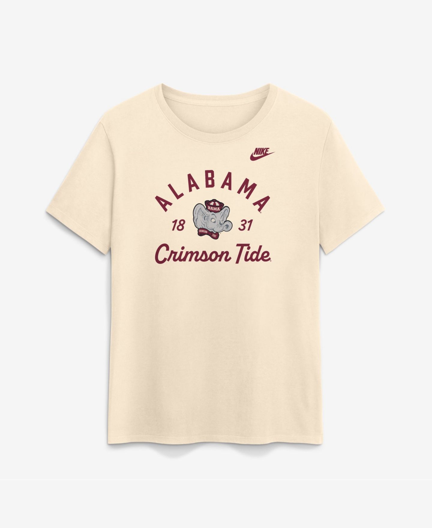 Женская футболка Nike Natural Alabama Crimson Tide Legacy Team Name — фото 2