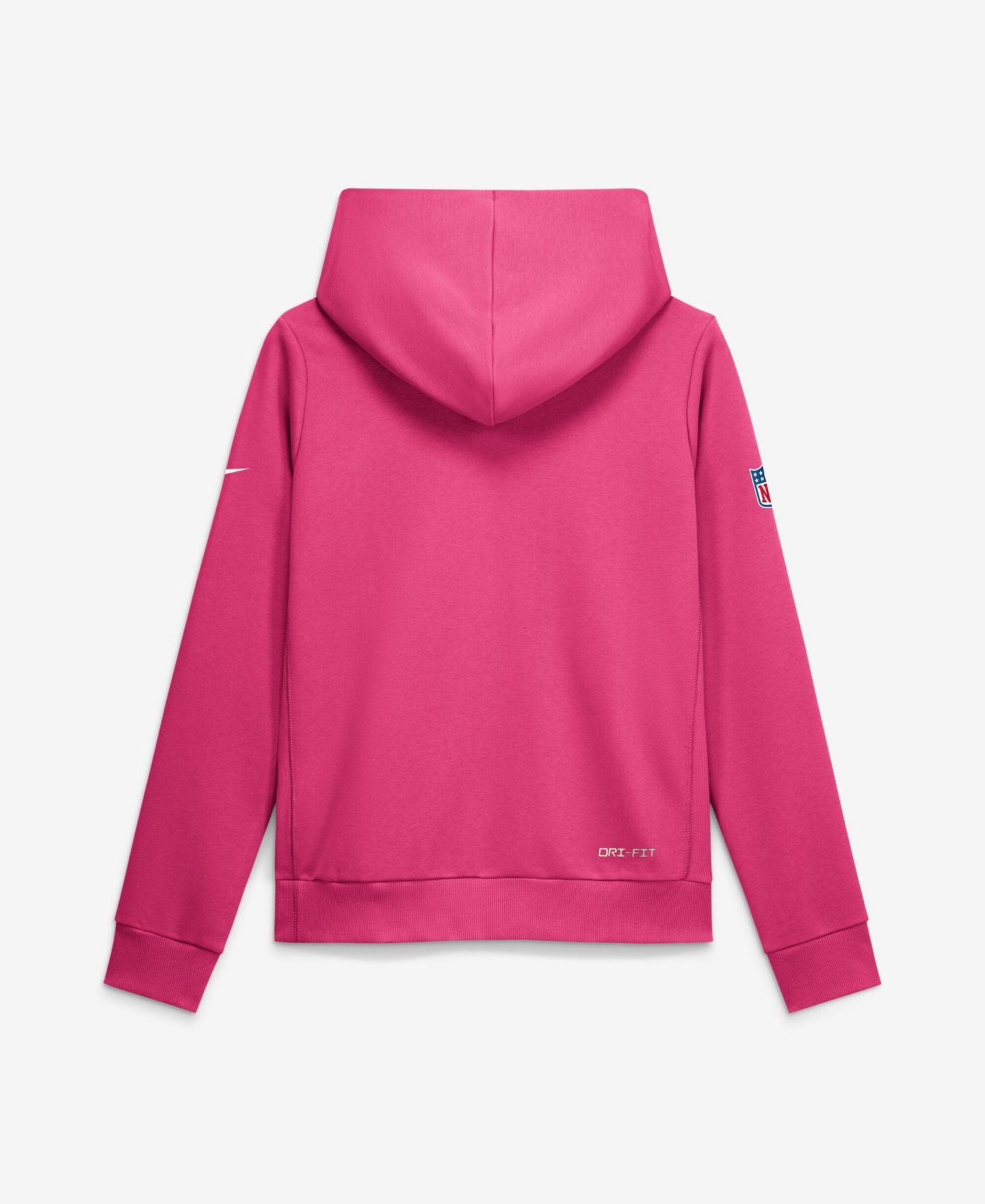 Женское худи Nike Pink Washington Commanders 2026 NFL Crucial Catch Sideline Standard Issue Dri-FIT Pullover — фото 2