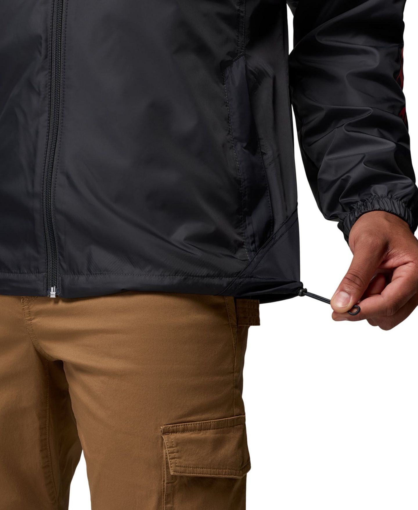 Мужская куртка Columbia Black Georgia Bulldogs Flash Challenger II Full-Zip Hooded Windbreaker — фото 7