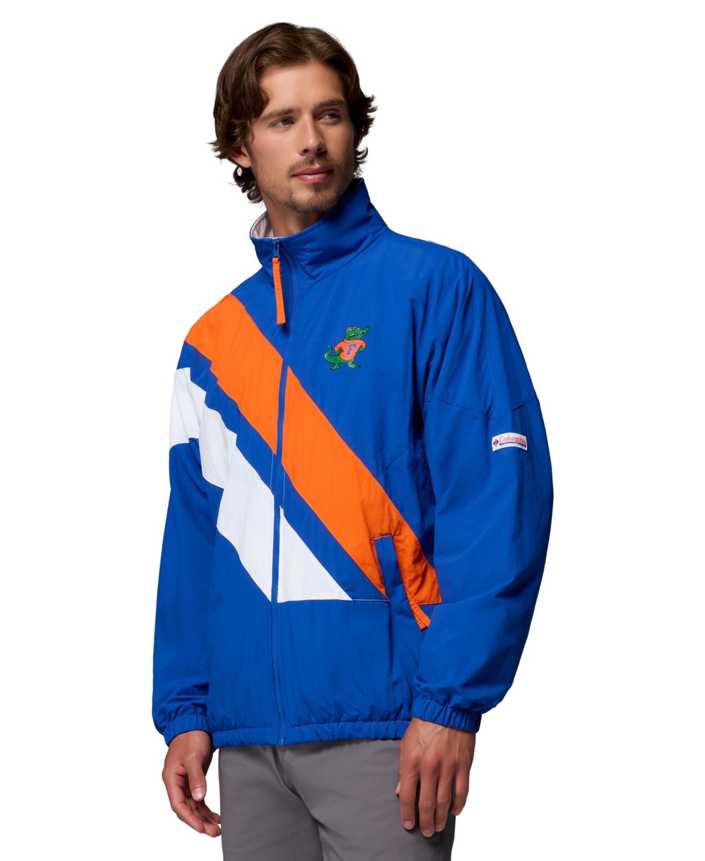 Мужская куртка Columbia Royal Florida Gators Reventure Full-Zip Windbreaker Omni-Shield — фото 5