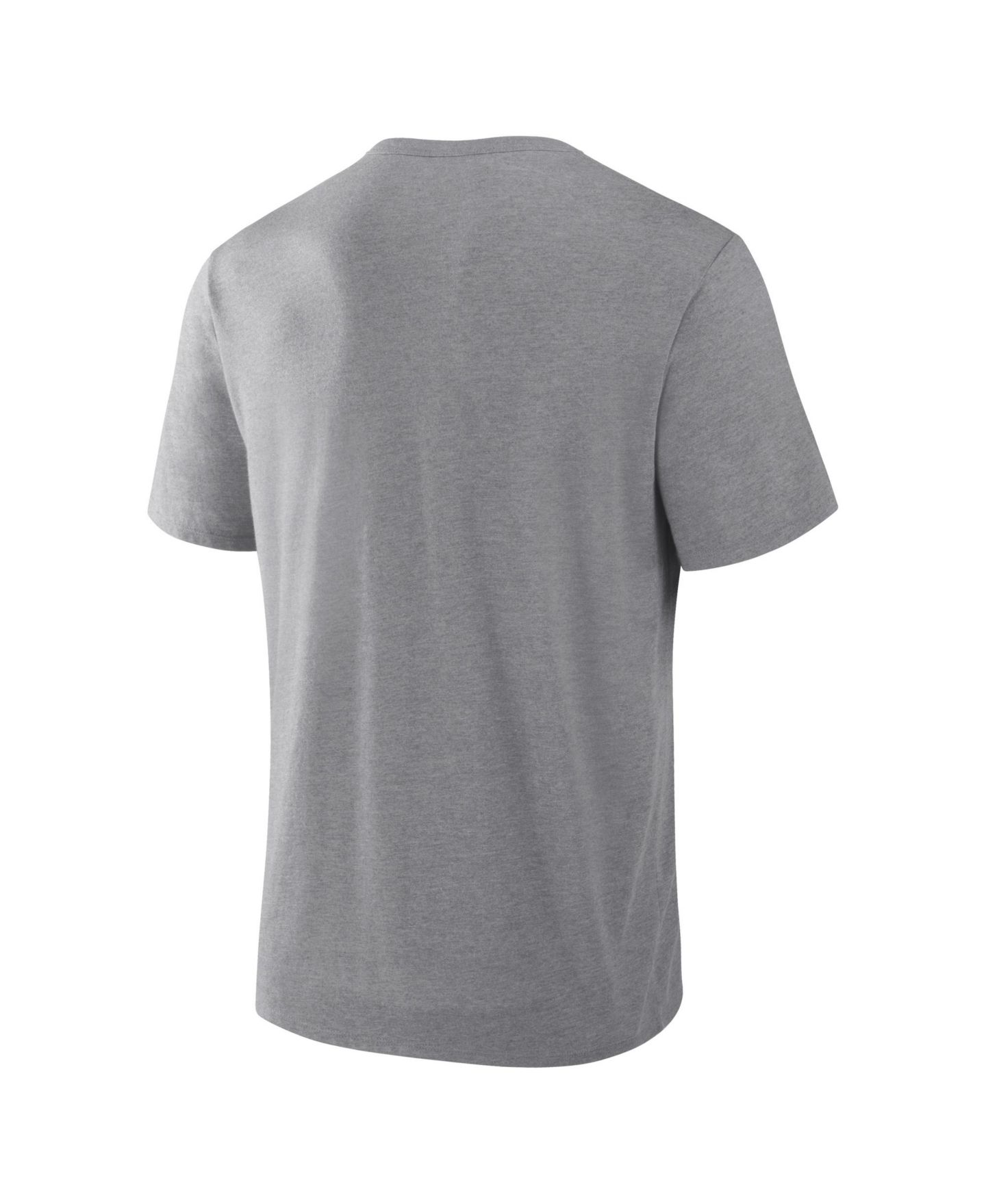 Мужская футболка Fanatics Heather Gray Chicago Bears Tribute Direct Handoff Tri-Blend — фото 5
