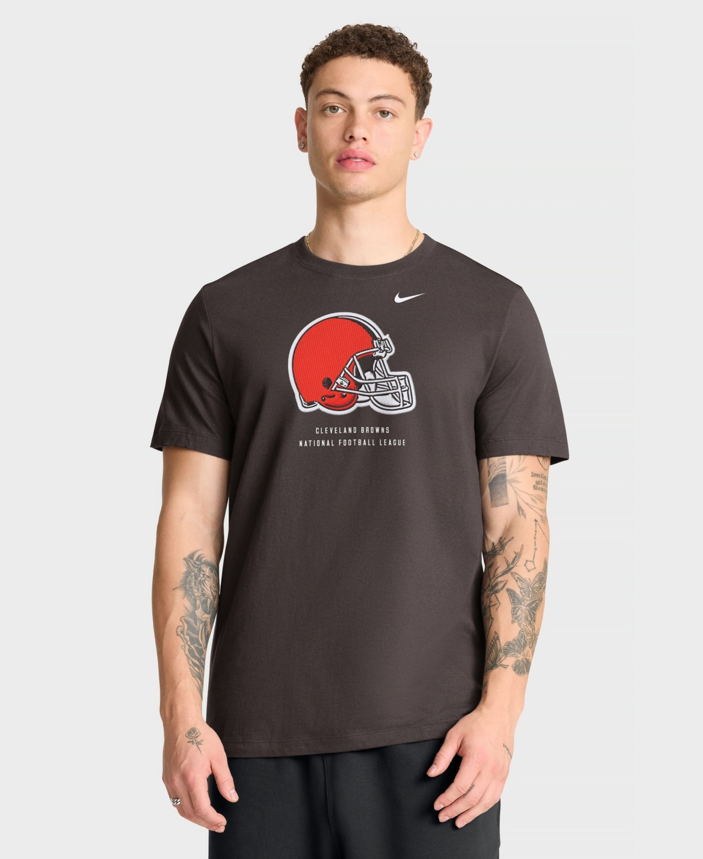 Мужская футболка Nike Brown Cleveland Browns Property Of T-Shirt — фото 1