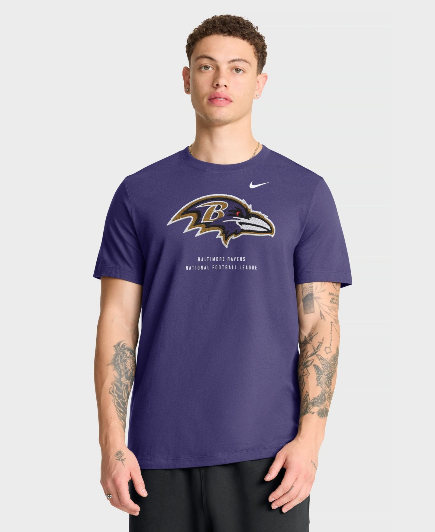 Мужская футболка Nike Purple Baltimore Ravens Property Of T-Shirt — фото 1