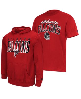 Men's Red Atlanta Falcons Logo T-Shirt and Hoodie Set