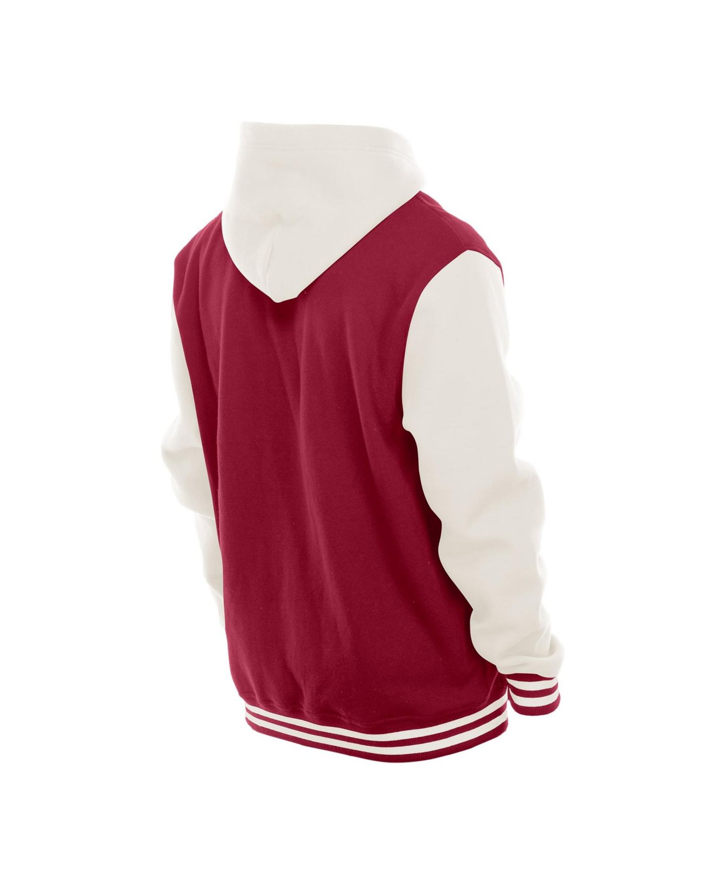 Мужская куртка New Era Burgundy/Cream Washington Commanders Full-Snap Fleece Hooded — фото 4